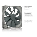 Noctua NF-P14S Redux-1200 Chassis Cooling Fan 14cm Low Noise SSO Bearing Value Choice For Enthusiasts Chassis Fan