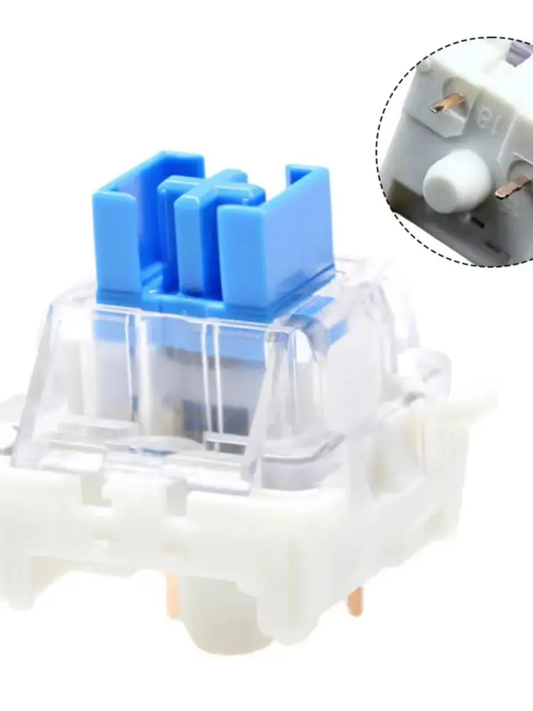 50 PCS Keyboard Switch Keyboard Clicker Key Replacement 3 Pin Tactile Switch Keyboard Replacement Accessories