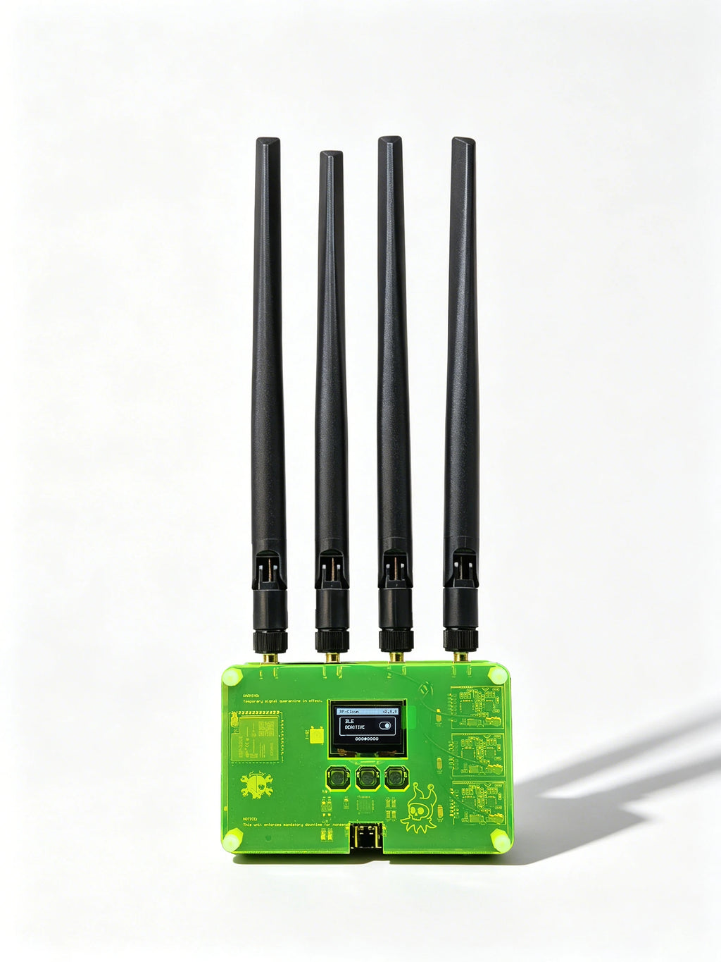 Finished New RF CLOWN V2.0 ESP32 Wireless Security Tester Kit, 3 NRF24L01 BLE Bluetooth Analyzer, Pentesting Tool with OLED