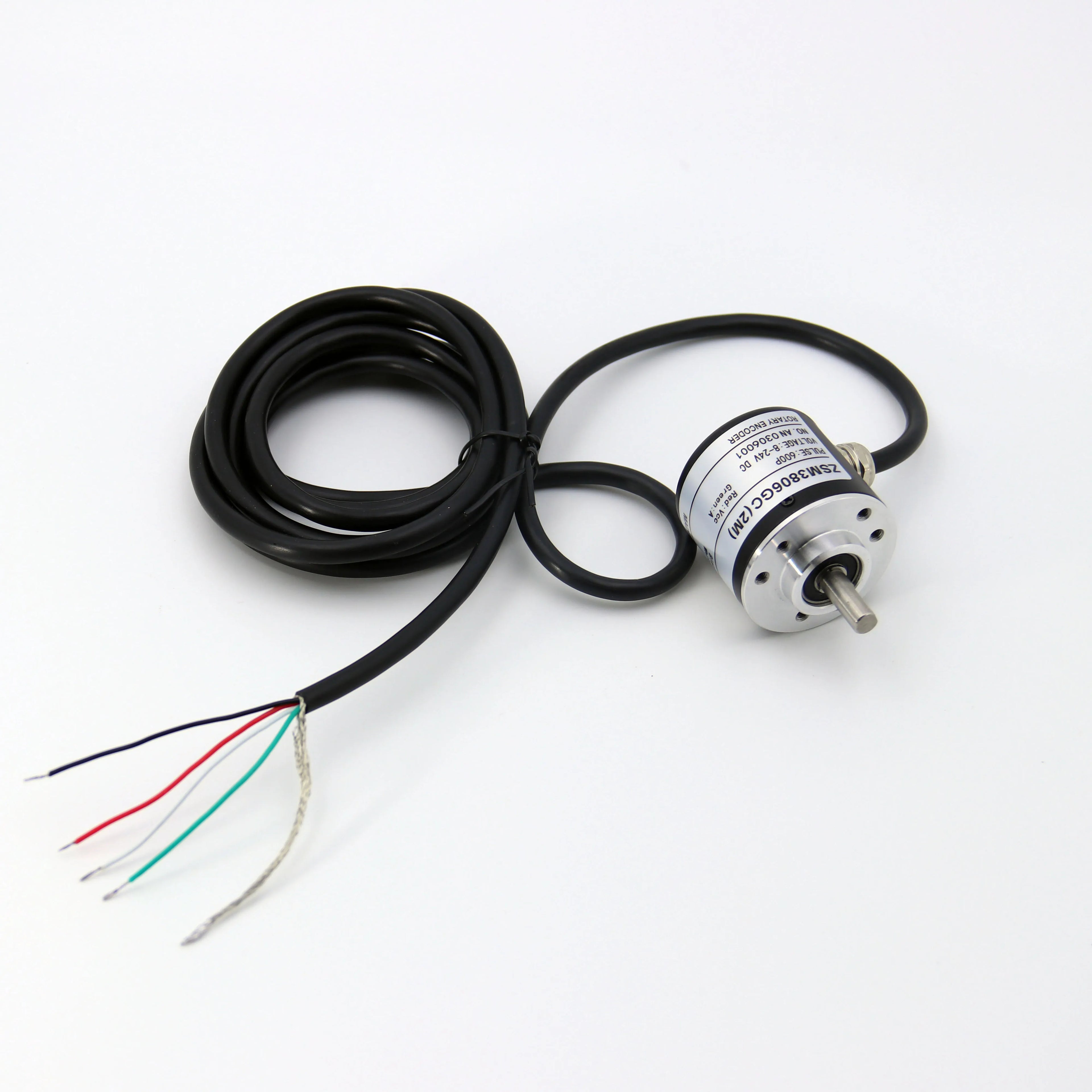 100/200/360/400/500/600P Photoelectric Incremental Rotary Encoder AB 2-phase NPN open collector output Optical rotary encoder