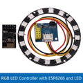 ESP8266 ESP-01 ESP-01S RGB LED Controller Module for Arduino IDE WS2812 WS2812B 16 Bits Light Ring Smart Electronic DIY Kit