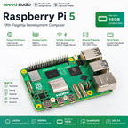 Raspberry Pi 5 Official Board Quad-Core 2.4GHz SBC, Wi-Fi 5, Dual 4Kp60 HDMI, PCIe, Gigabit Ethernet for AI & IoT Projects