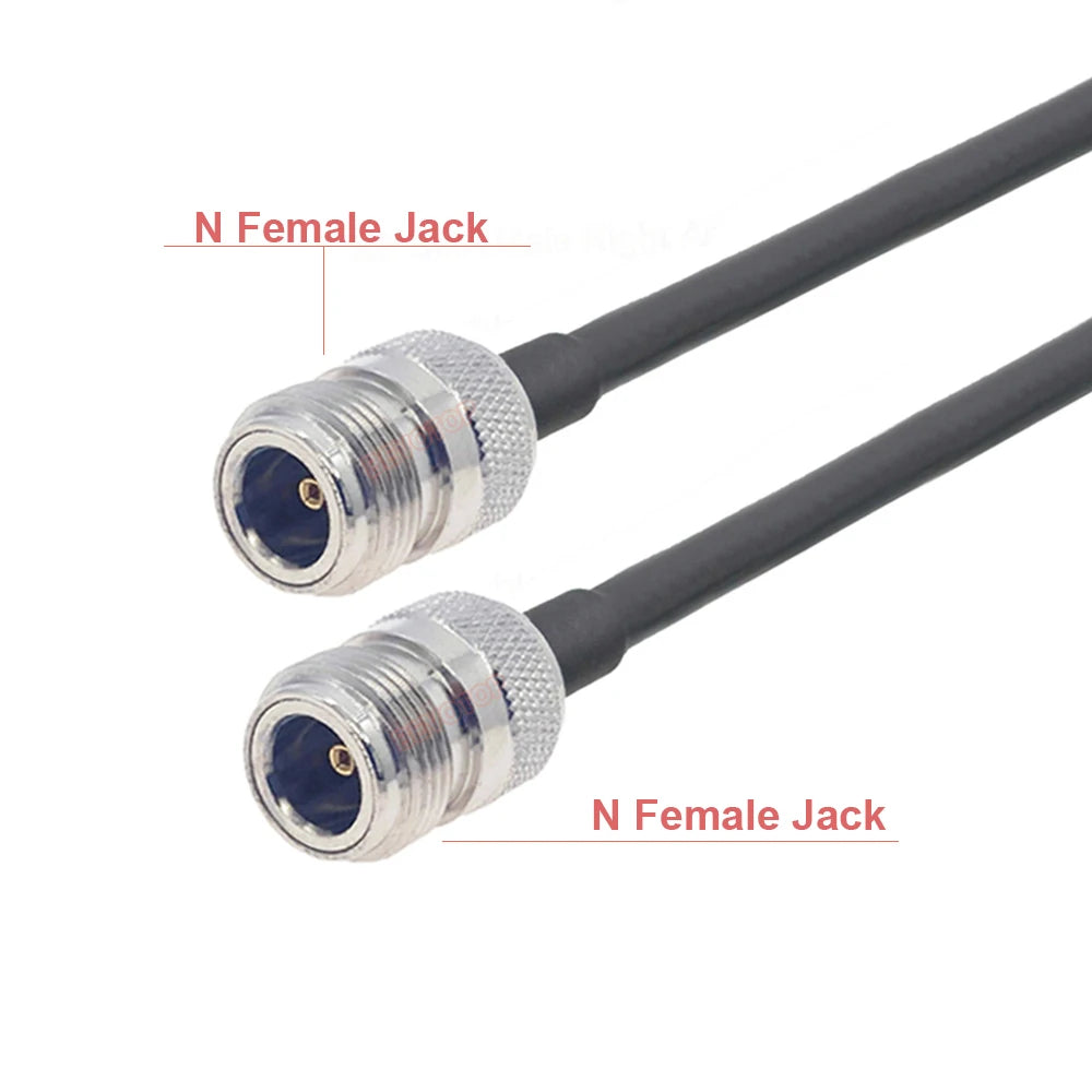 N Type Cable RG58 N Male to N Female Connector Extension Cable Low Loss RG-58 N Cable Male to Female Jumper Pigtail 15cm~30m