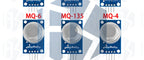 MQ Series Gas Detection Sensor Module Kit - Includes MQ-2, MQ-3, MQ-4, MQ-5, MQ-6, MQ-7, MQ-8, MQ-9, and MQ-135 for Gas Sensing