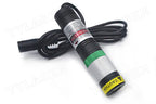 520nm Green Line Laser Module D20×90mm Waterproof Glass Len 10mW-135mW Focusable for Cutting Positioning