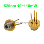 1piece 520nm 10mW Green Laser Diode TO56 PLT5 510/516FA/520EA/520B TO38 PLT3-520D 3.8mm 515nm 518nm 20mW 30mW 50mW 110mW LD