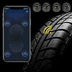 Android iOS BLE TPMS External Alarm Tire Pressure Sensors APP Display Universal Car Tire Pressure Sensor Bluetooth 4.0 5.0
