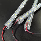 Factory Wholesale DC12V 10cm 20cm 50cm SMD 5730 5630 LED Hard Rigid Strip Bar Light Aluminium Shell +PC Cover LED Bar Light