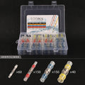50/100/120/150/250/400Pcs Boxed Heat Shrink Tin Butt Connectors Waterproof Solder Seal Sleeve Splice Terminals 26-10AWG 0.25-6mm