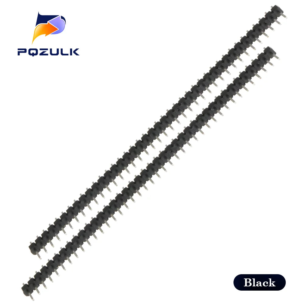 10PCS 1X40 Pin Red Blue Double Row MALE 2.54MM PITCH Pin Header connector Strip 1*40P 40Pin FOR PCB BOARD ARDUINO