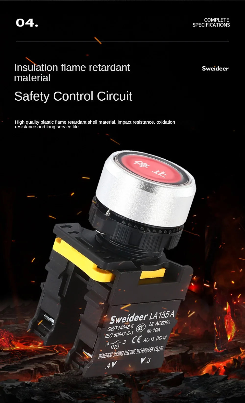 22mm Button Switch Waterproof Momentary Self Reset Self Locking Flat Head Start Stop Arrow Symbol Power Push Button Switch 10A