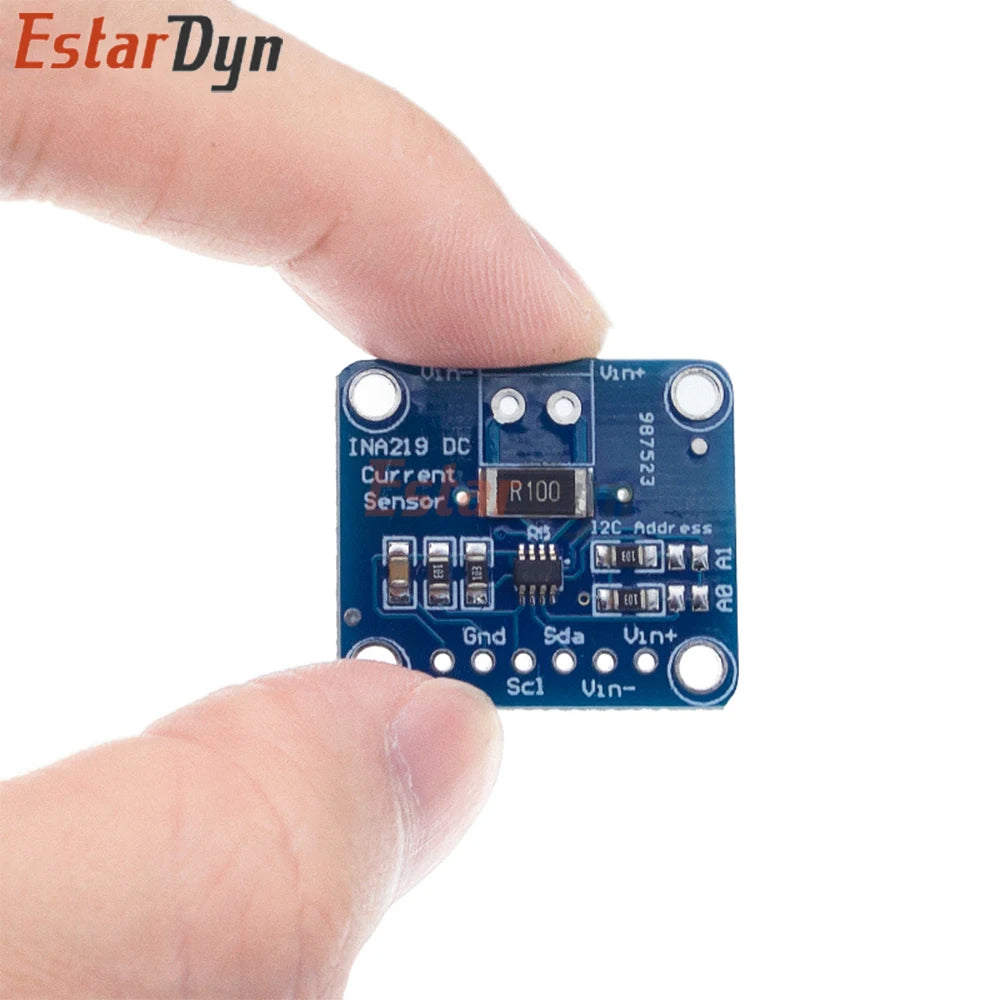 Estardyn INA219 I2C Bidirectional Current Sensor Module, ±3.2A 0-26V Power Monitor with 0.1% Shunt for Raspberry Pi