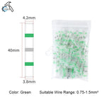 100/200PCS Heat Shrink Connectors Sleeve Tube Terminals Electrical Butt Splice Wire Connector Splice Solder Insulated Cable