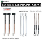 For Bambu Lab Hotend v2.0 V3.0 Kit X1c  P1P Thermistor & Ceramic heater Plate Hotend V3Heater Cartridge 24V 50W 3D Printer Parts