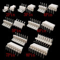 20/50PC VH3.96 2P 3P 4P 5P 6P 7P 8Pin Female Housing Plug Connector Straight/Curved Needle Pin Header Wafer VH 3.96mm Connectors