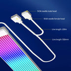 Flexible RGB LED Light Strip Bar ARGB Board Cover For Computer Power Supply ATX 24PIN GPU Video Card Cables And Case