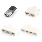 Wire Connector Set Splitter Box With Connector for Audio Auto Moto Lighting System 22-18AWG Led Strip Wire Cable Junction Box