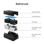RJ45 Coupler Cat7 Cat6 Cat5e Ethernet Cable Extender Adapter 1 to 2 Dual Female RJ45 LAN Interface Ethernet Socket Connector