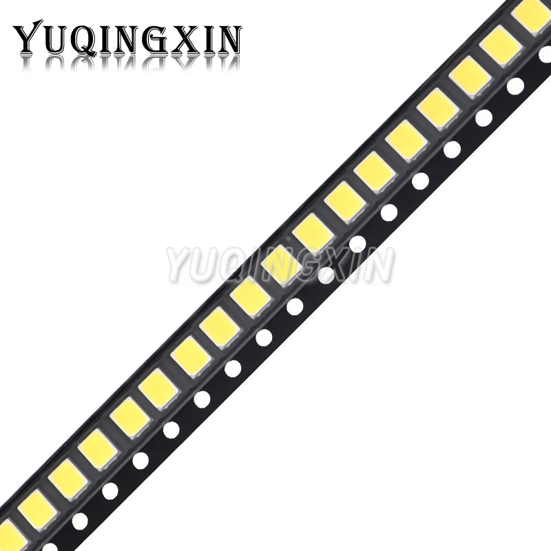 SAMIROB 100pcs High Brightness SMD LED 3V 6V 9V 18V 36V 2835 1W 0.5W 0.2W White 150MA/100MA/30MA/60MA/80MA 6000-6500K