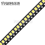 SAMIROB 100pcs High Brightness SMD LED 3V 6V 9V 18V 36V 2835 1W 0.5W 0.2W White 150MA/100MA/30MA/60MA/80MA 6000-6500K