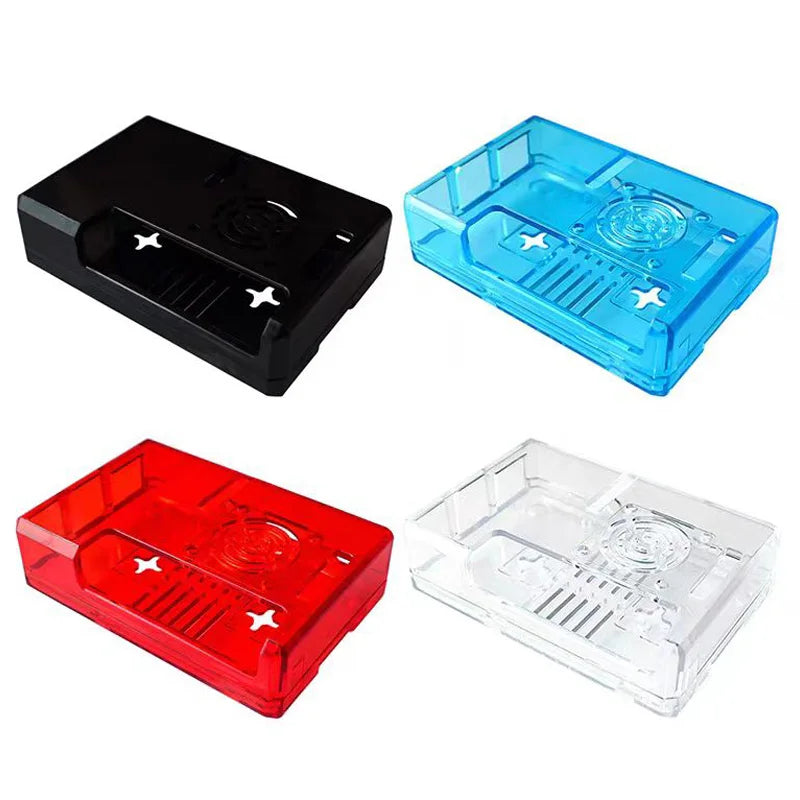 Suitable for Raspberry Pi 3B+ case ABS case with reserved GPIO opening Designed for use with cooling fan case