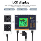 Automatic CO2 Concentration Control 0-5000ppm Carbon Dioxide Controller NDIR Sensor CO2 Detector for Greenhouse