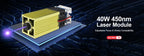 LASER TREE 20W Laser Module 450nm 40W TTL Blue Light Laser Engraver Head for Laser Engraving Cutting Machine Wood Working Tools