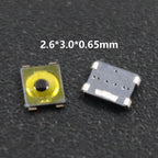 10Pcs/Lot Touch Tact Waterproof Switch Kit 4x4/5x5/4.5x4.5 SMT Micro Tactile Push Button Touch Switch 4 Pin LCD Monitor Repair ﻿
