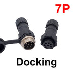 GX16 M16 Waterproof Circular Connector 2 3 4 5 6 7 8 9 10 Pin Back Nut Docking Male Female Plug Socket Cable Panel Mount Outdoor