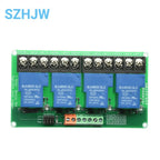 1 2 4 8 Channel Relay Module 30A With Optocoupler Isolation 5V 12V 24V Supports High And Low Triger Trigger