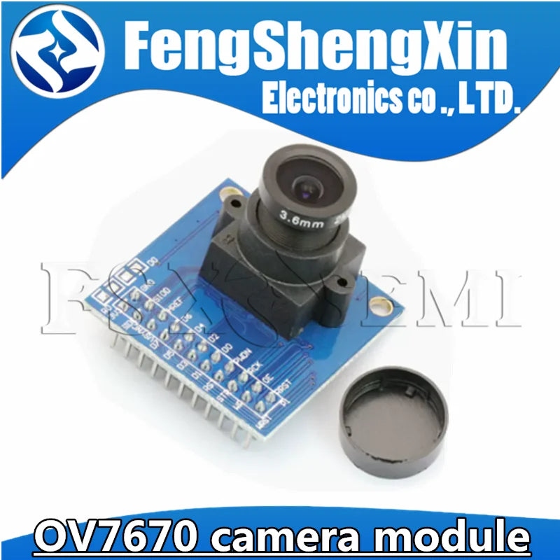 OV7670 camera module Supports VGA CIF auto exposure control display active size 640X480