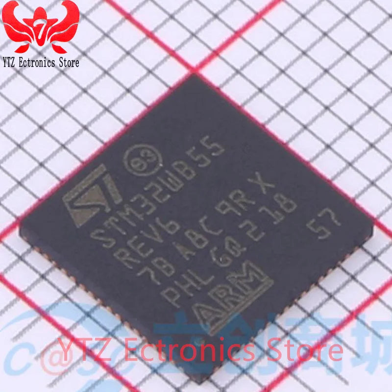 100%New&Original STM32WB55CGU6 STM32WB55RGV6 STM32WB55CEU6 STM32WB55REV6 STM32WB55VGQ6 MCU ARM Microcontroller