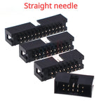 10Pcs Pitch 1.27mm 2.0mm 2.54mm Male Socket Straight IDC Box Headers PCB CONNECTOR DOUBLE ROW DC3 HEADER DIP 6/10/20/26/34/40Pin