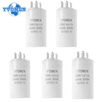 1PCS 450VAC CBB60 Motor Run Capacitors 4pin Dual Insert Starting Capacitor 4UF-60UF for Air Compressor Water Pump 6UF 10UF 50UF