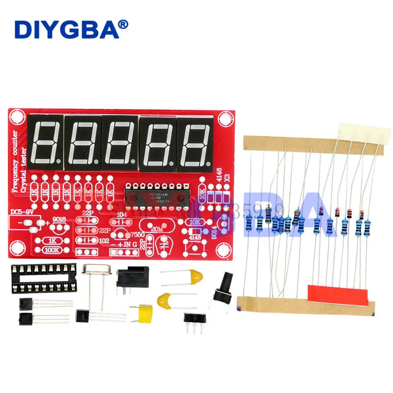 1Hz-50MHz Digital LED Crystal Oscillator Frequency Counter Tester DIY Kit 5 Digits High Precision Digital Frequency Meter Module