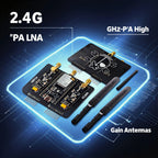 For Flipper Zero ESP32 DevKitC + NRF24L01 PA LNA 2.4GHz Module Supports Bluetooth And Equipped With High-Gain Antennas for IoT