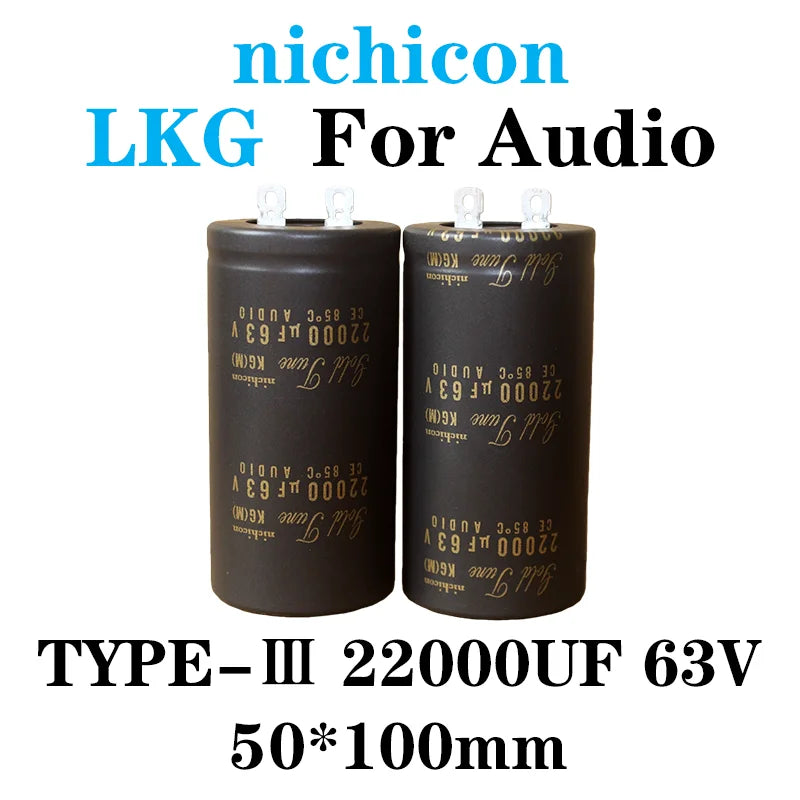 nichicon LKG 25V 35V 50V 63V 100V TYPE Super Through Audio capacitor 1000UF 2200UF 4700UF 6800UF 8200UF 10000UF 12000UF 22000UF