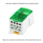 Distribution Unipolar Junction Branch line Box Wire Electrical Connector Din Rail Terminal Block UKK 80A/125A/160A/250A/400/500A