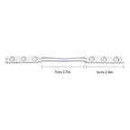 200pcs DC12V 2835 3LED Module Injection Outdoor Waterproof IP67 Strip Light for Shop Signboard Advertisement Sign Letter Decor