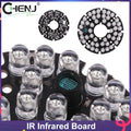 48pcs-LED 850NM Illuminator IR Infrared Board Night Vision Light Lamp For 50 CCTV Surveillance Camera Housing Diameter 60MM