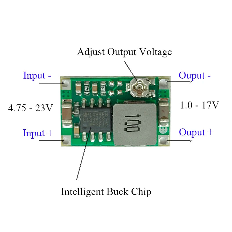 1/5/10PCS Mini360 Model Airplane Power Supply Step-down Module DC Ultra-small Supply Module Car Power Supply Ultra LM2596