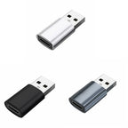 Type-c Female To USB 3.0 Male Adapter Charging Data Cable Connector For iPhone Samsung Huawei Phone Ipad Laptop USB-C Earphone