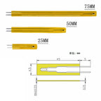 TZW 10PCS NTC Thermistor Temperature Sensor Film Resistance Probe MF55 B3435 B3950 10K 50K 100K 25MM 50MM 75MM