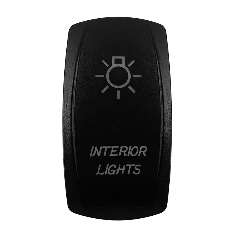 CUSTOM Dual RED Led Laser Etched Rocker Switch ON-OFF ON-OFF-ON (SPST DPDT) for ARB/Carling/NARVA 4x4 Caravan Accessories SUV