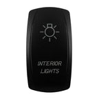 CUSTOM Dual RED Led Laser Etched Rocker Switch ON-OFF ON-OFF-ON (SPST DPDT) for ARB/Carling/NARVA 4x4 Caravan Accessories SUV