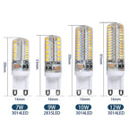 6pcs/lot G9 LED Lamp 7W 9W 10W 12W Corn Bulb AC 220V-240V SMD 2835 3014 Leds Lampada Led Light 360 Degrees Replace Halogen Lamp