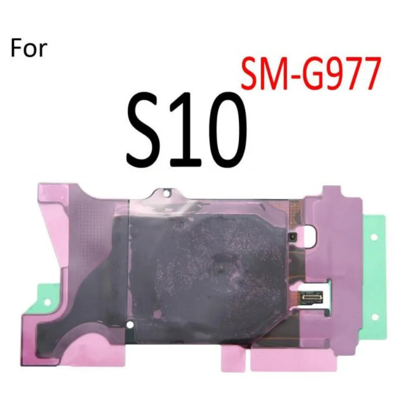 Wireless Charging Panel Coil Chip NFC Flex Cable For Samsung Galaxy S7 Edge S8 S9 S10 S20 S21 Plus Ultra S10e Antenna Part