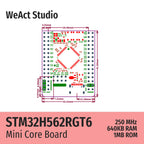WeAct STM32H562RGT6 STM32H562RG STM32H562 STM32H5 STM32 Core Board Demo Board