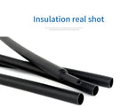 1M/5M 4:1 Black Heat Shrink Tube With Glue Thermoretractile Heat Shrinkable Tubing Dual Wall 4 6 8 12 16 18 20 24 32 36 40 52 72