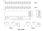 50pcs 2.54mm SMT Female Pin Header Socket Type 1/2 Single Row 2/3/4/5P 6P 7/8P 10P 20P~40p PH8.5 PH5 Short Profile PCB Connector